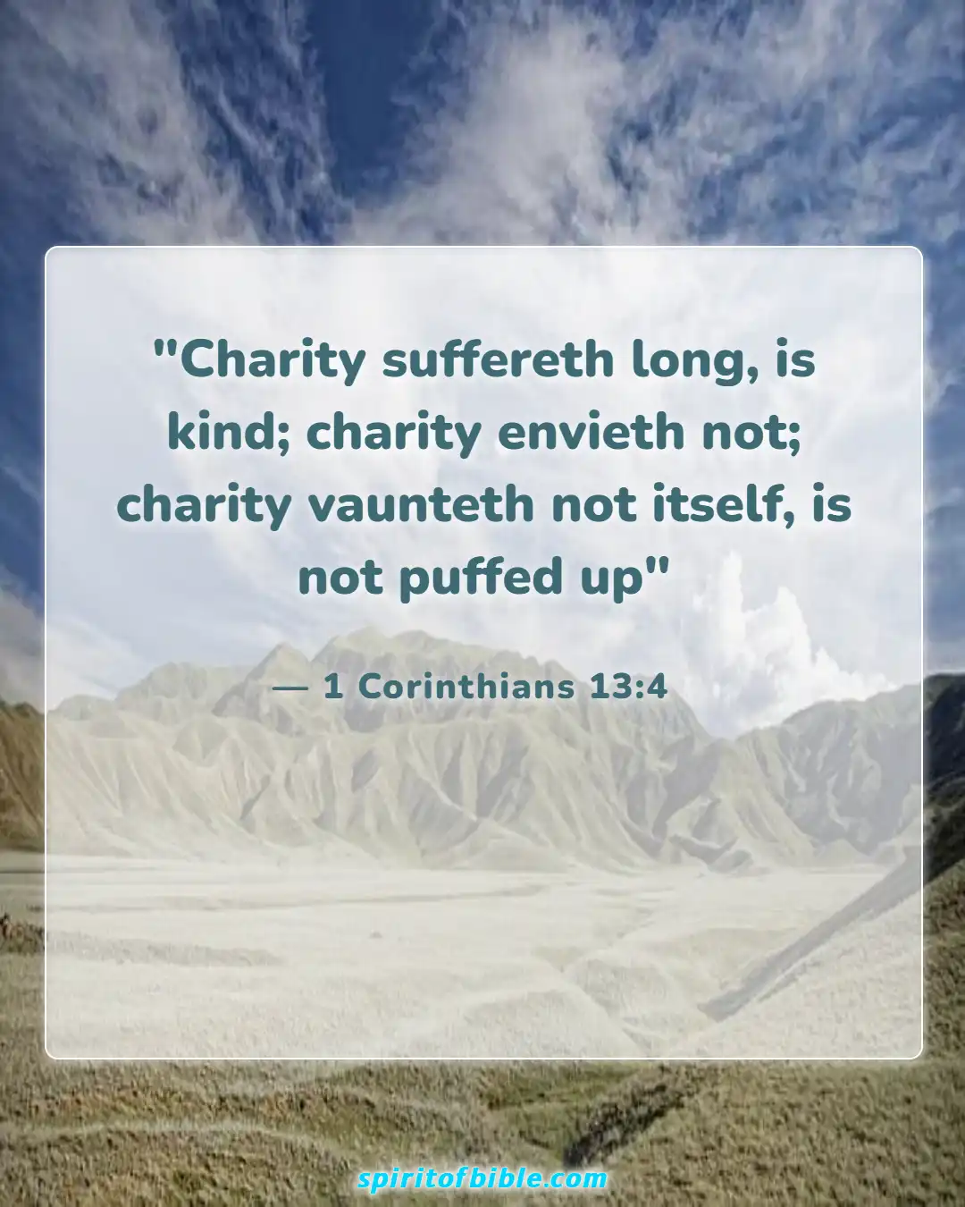 Bible Verses for Encouraging Your Spouse (1 Corinthians 13:4)