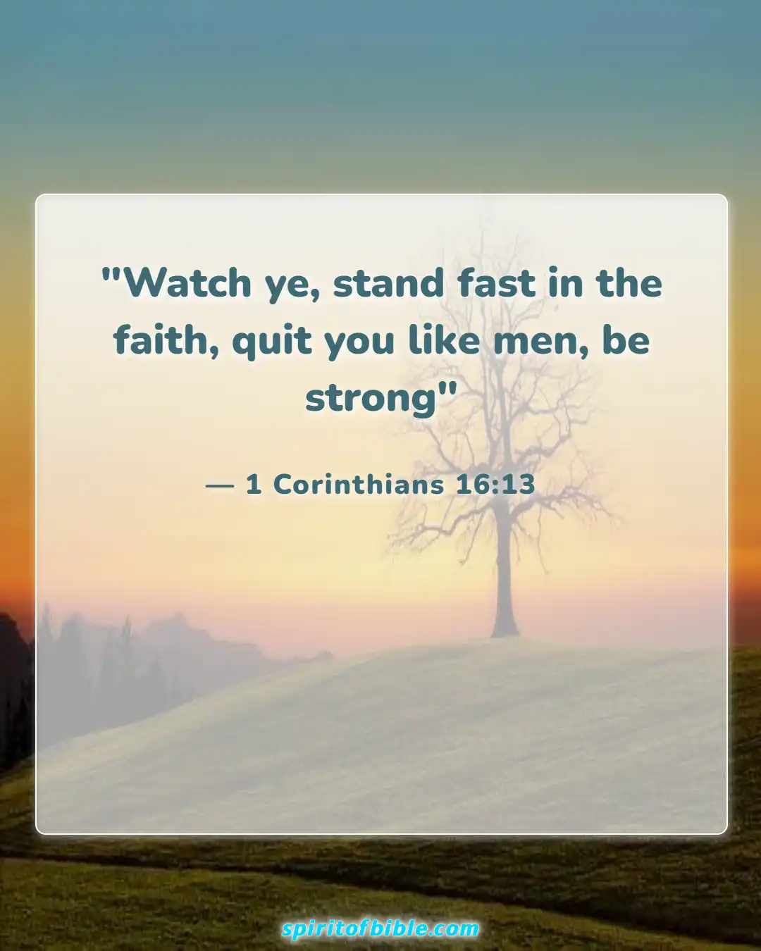 Bible Verses About Deception In The Last Days (1 Corinthians 16:13)