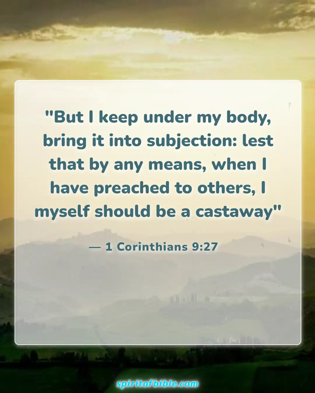 Bible verses About Temple Of The Holy Spirit (1 Corinthians 9:27)