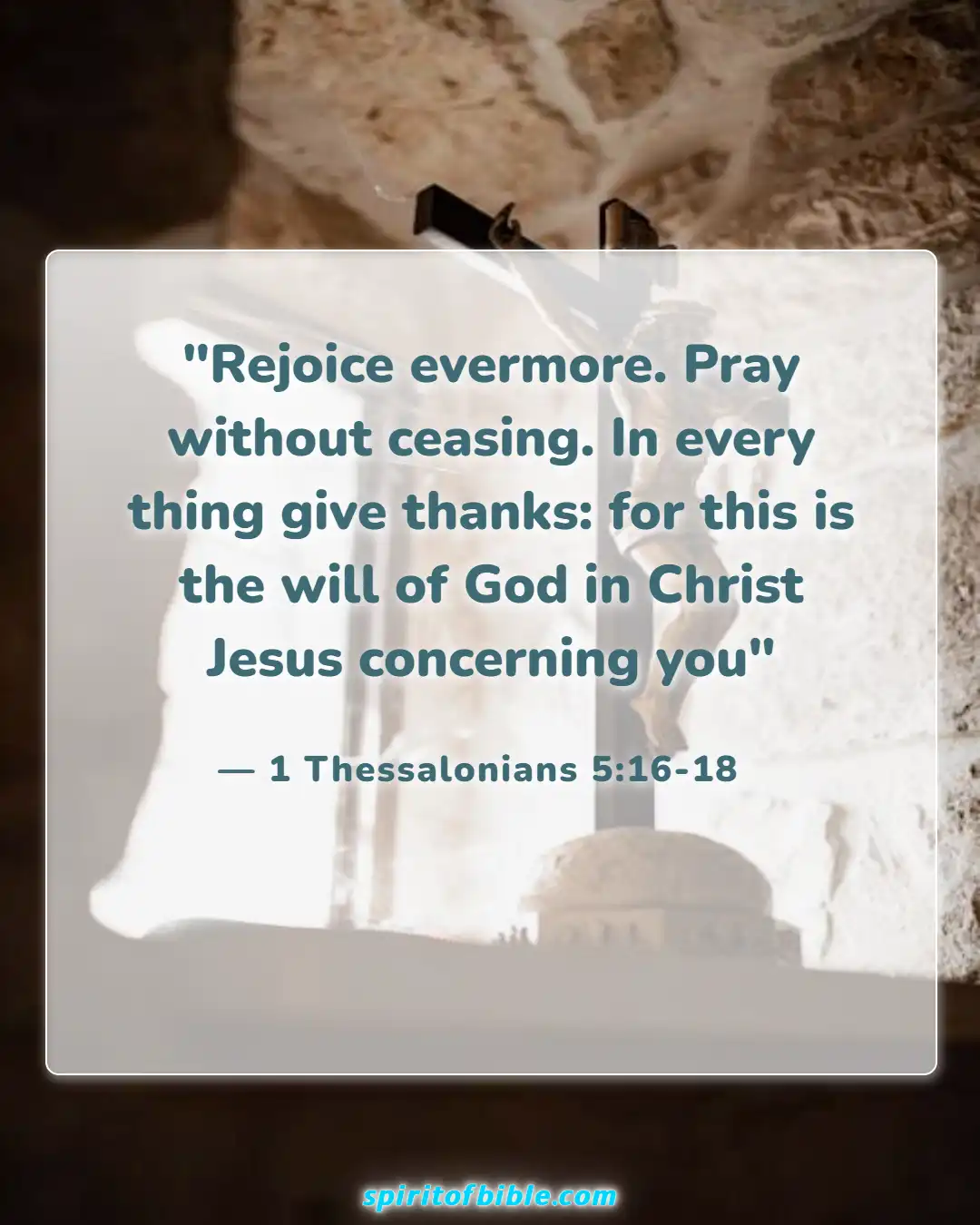 Bible Verses About Good Morning (1 Thessalonians 5:16-18)