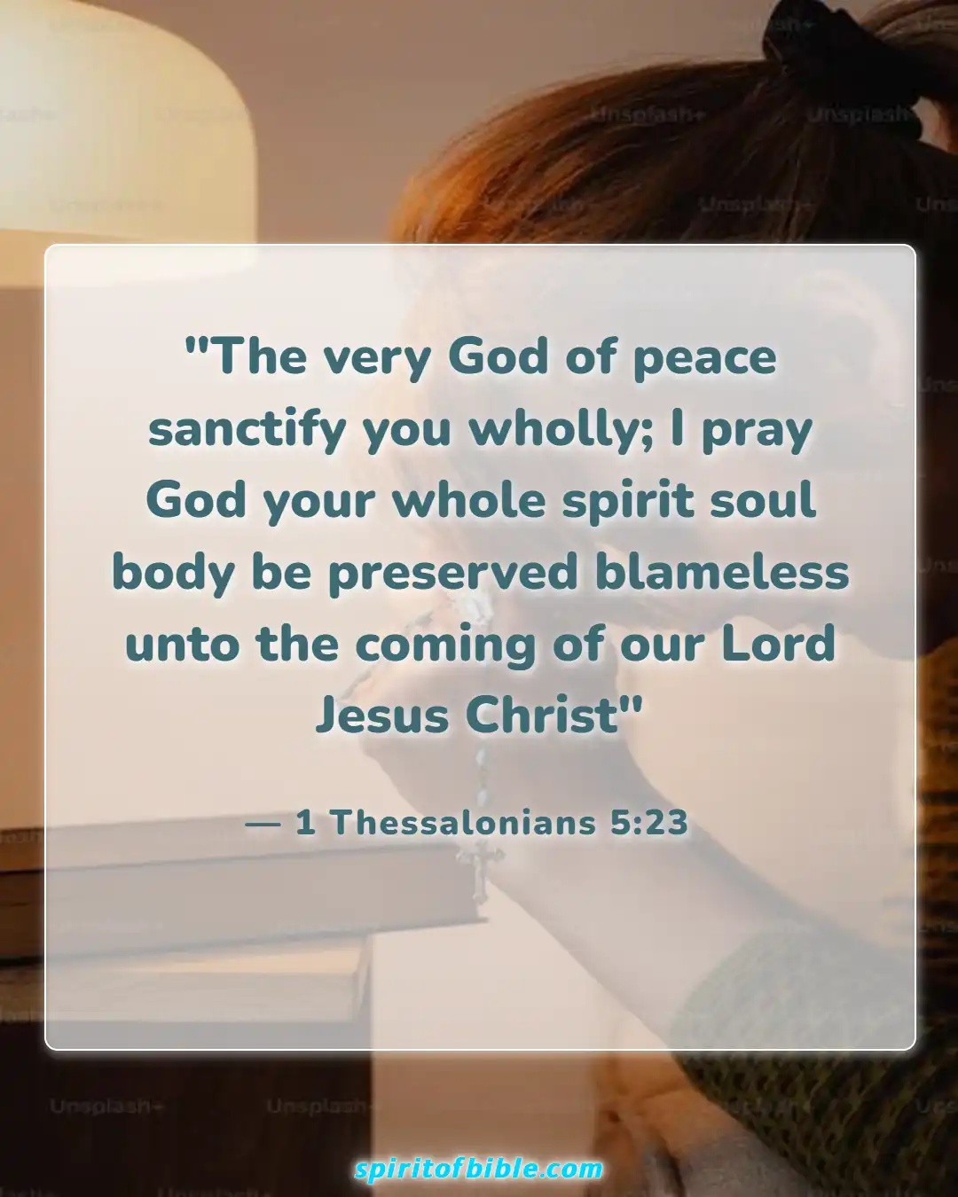 Bible verses About Temple Of The Holy Spirit (1 Thessalonians 5:23)