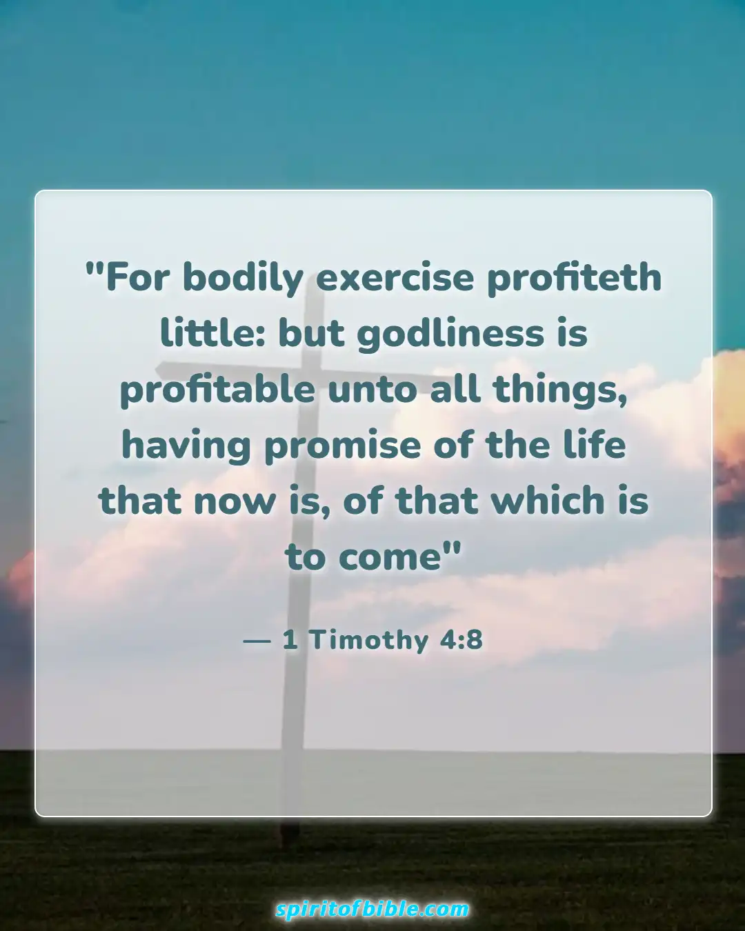 Bible verses About Temple Of The Holy Spirit (1 Timothy 4:8)