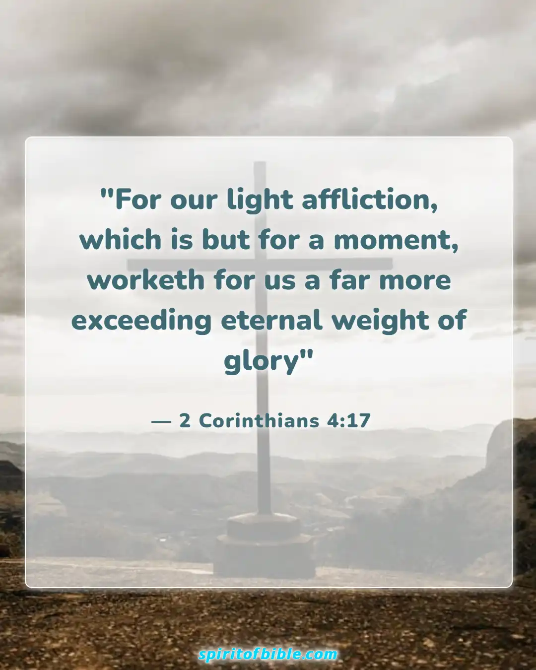 Bible Verses About Patience In Hard Times (2 Corinthians 4:17)