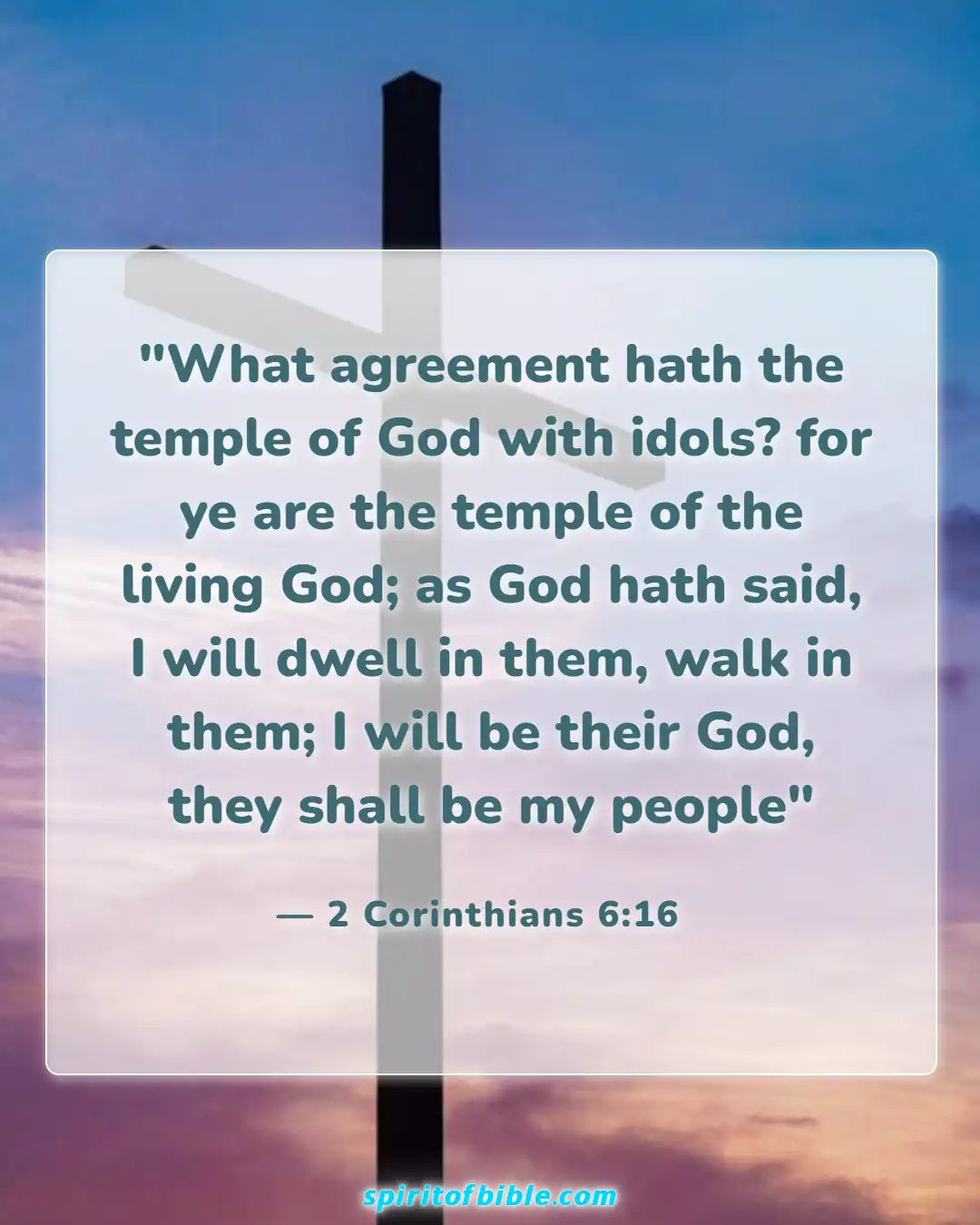 Bible verses About Temple Of The Holy Spirit (2 Corinthians 6:16)