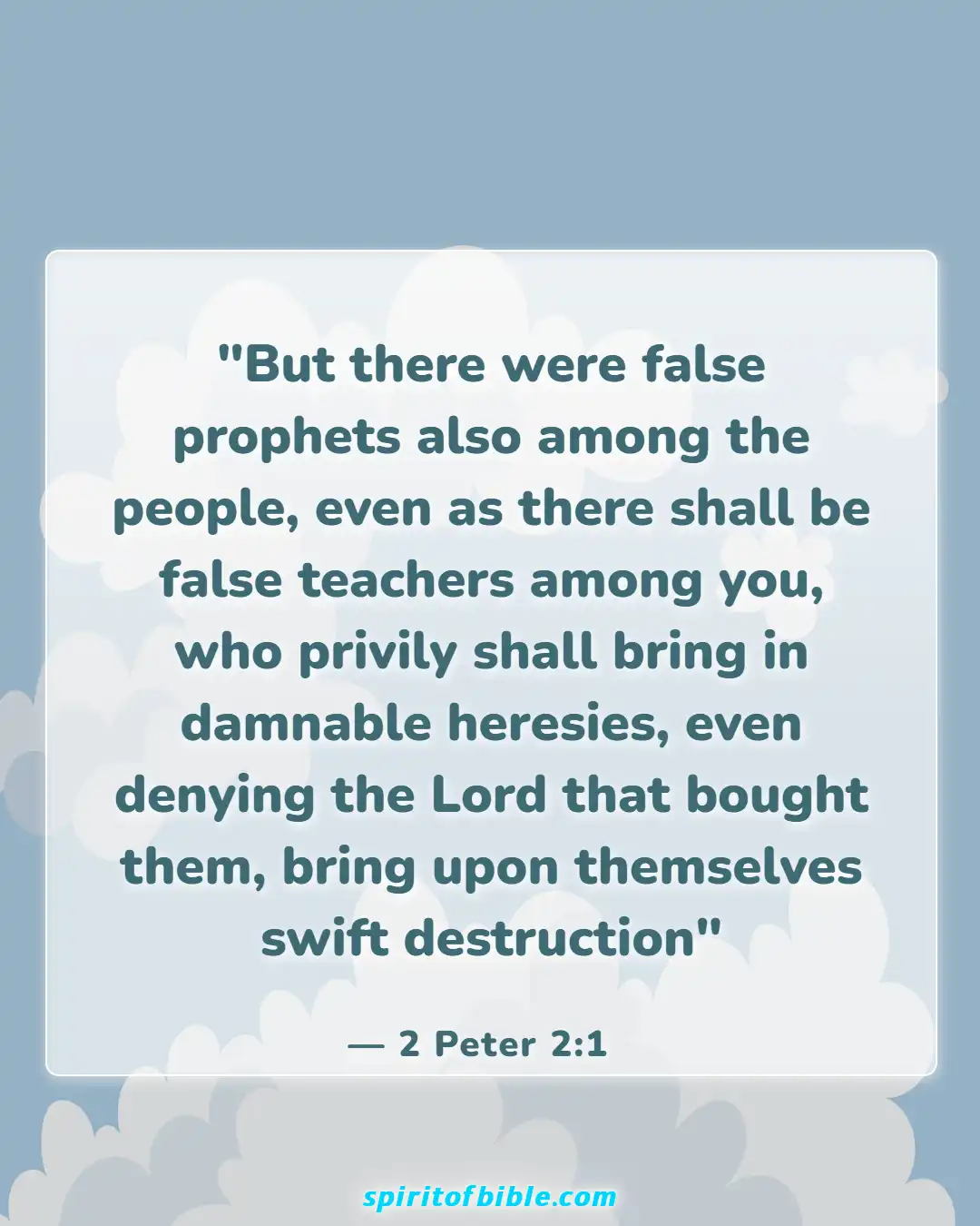 Bible Verses About Deception In The Last Days (2 Peter 2:1)