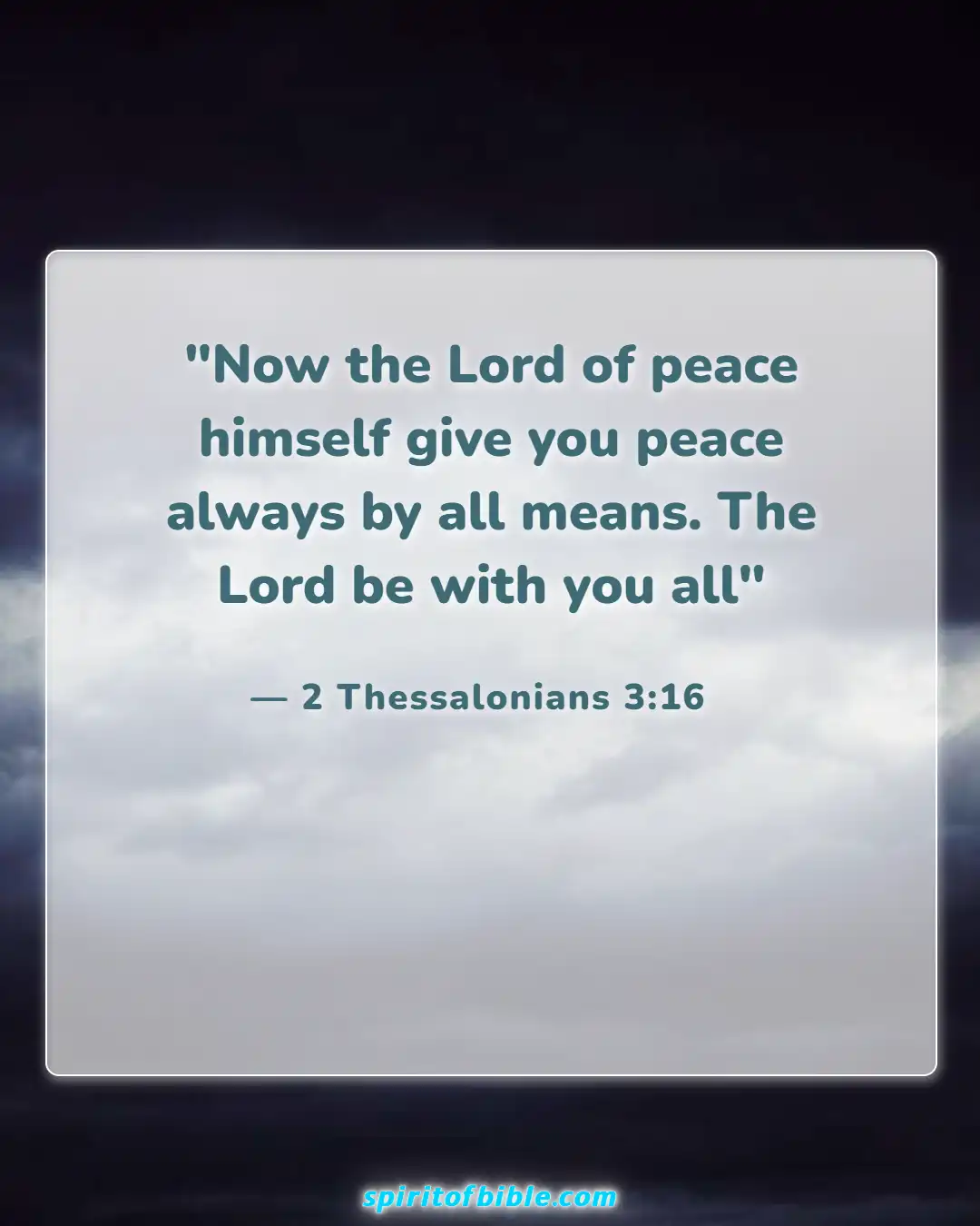 Bible Verses for Encouraging Your Spouse (2 Thessalonians 3:16)