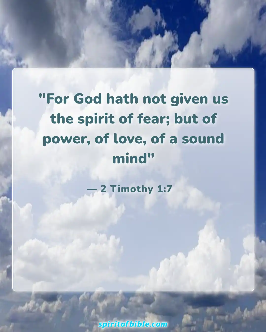 Bible Verses About Hope For The Future (2 Timothy 1:7)