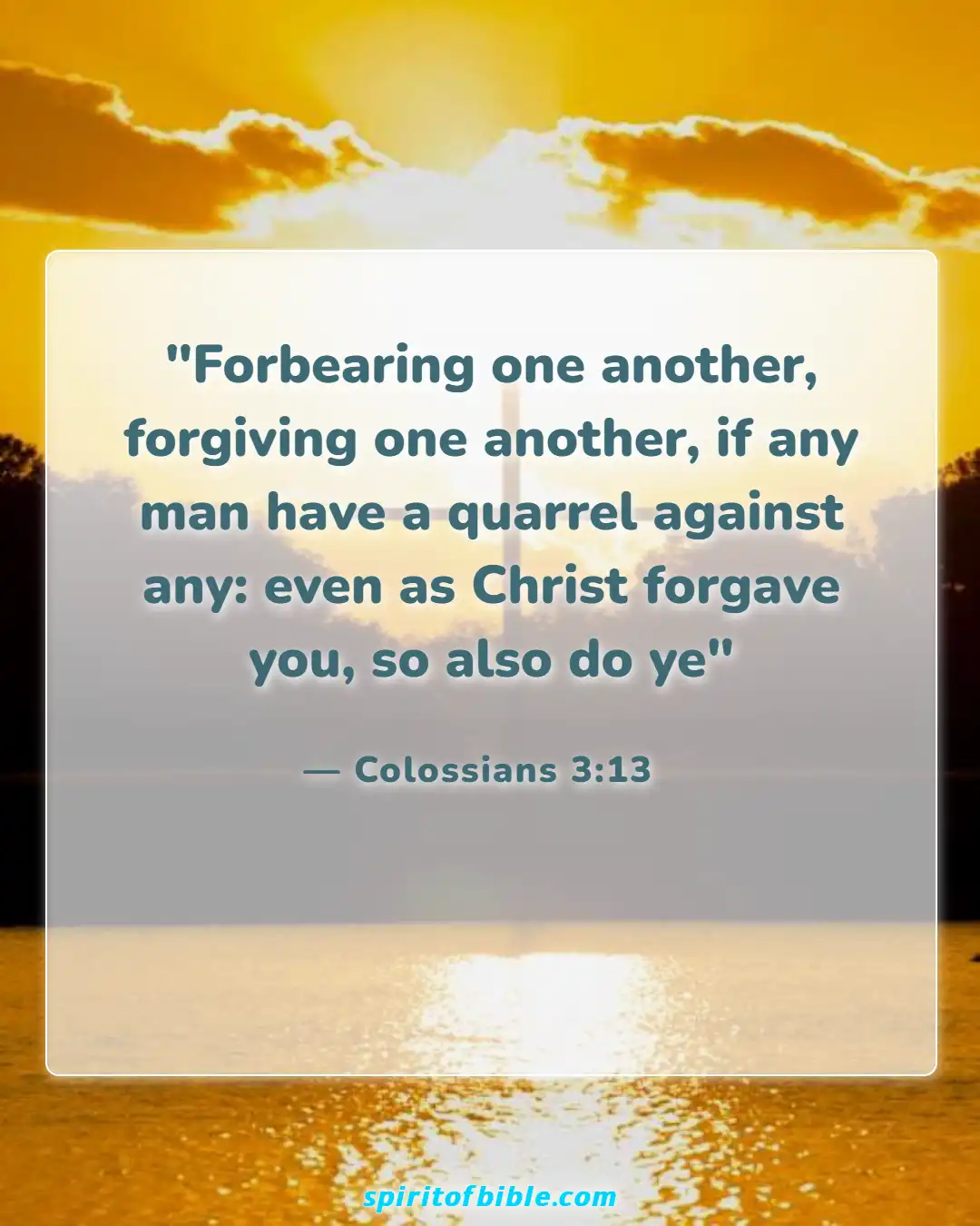 Bible Verses For Couples In Hard Times (Colossians 3:13)