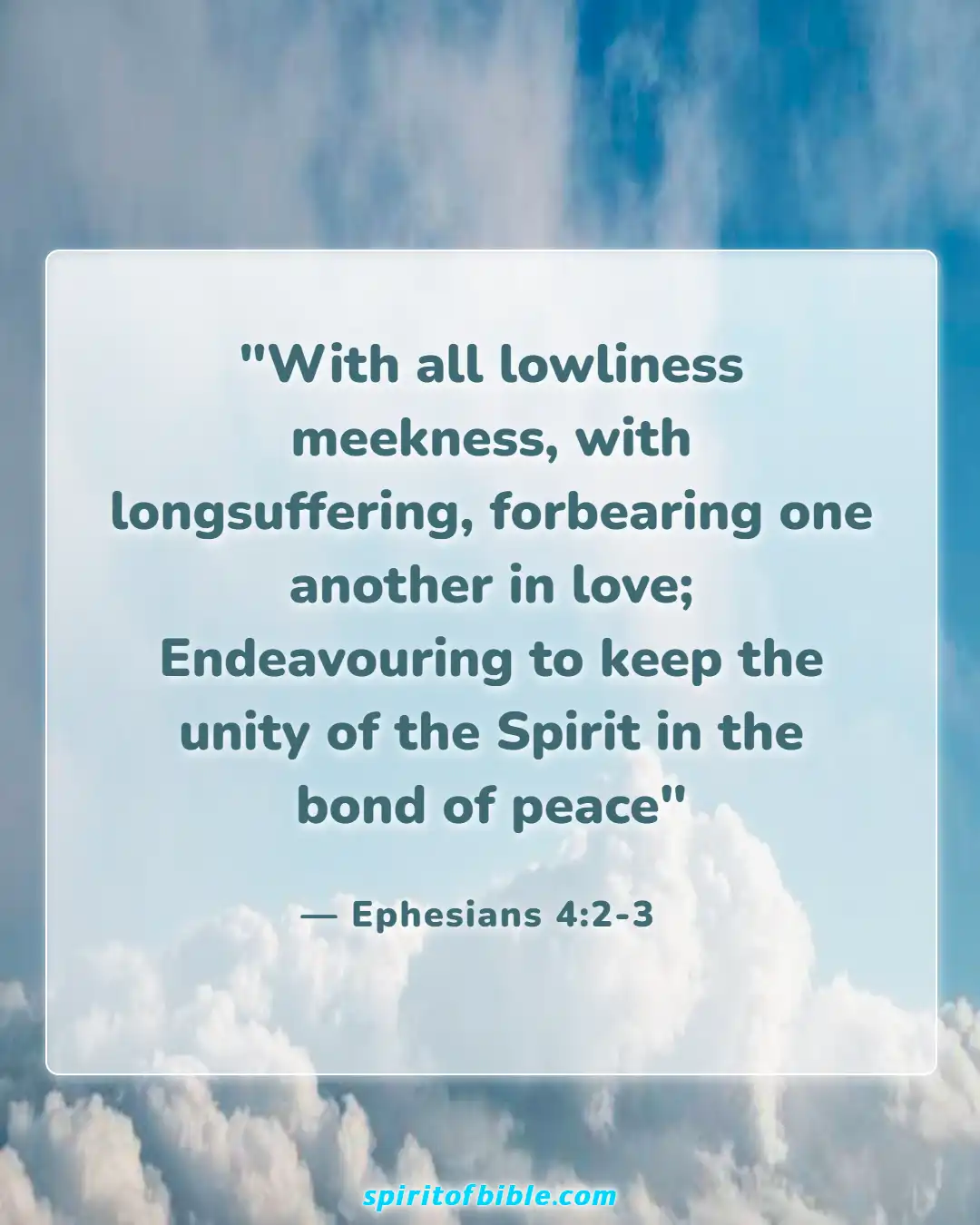 Bible Verses About Husband And Wife (Ephesians 4:2-3)