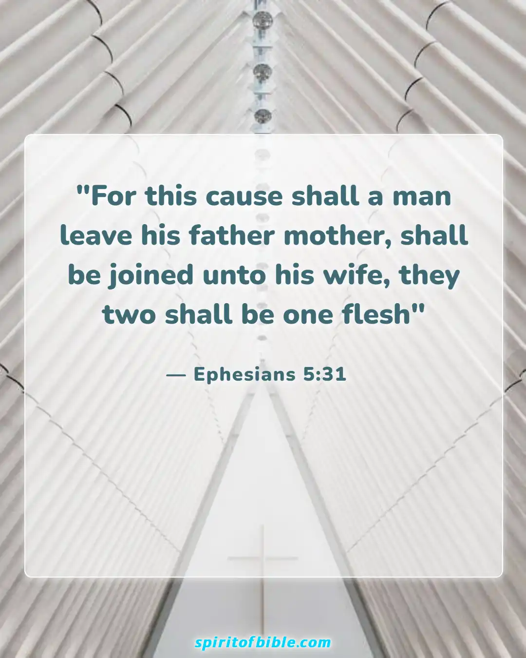 Bible Verses About Husband And Wife (Ephesians 5:31)