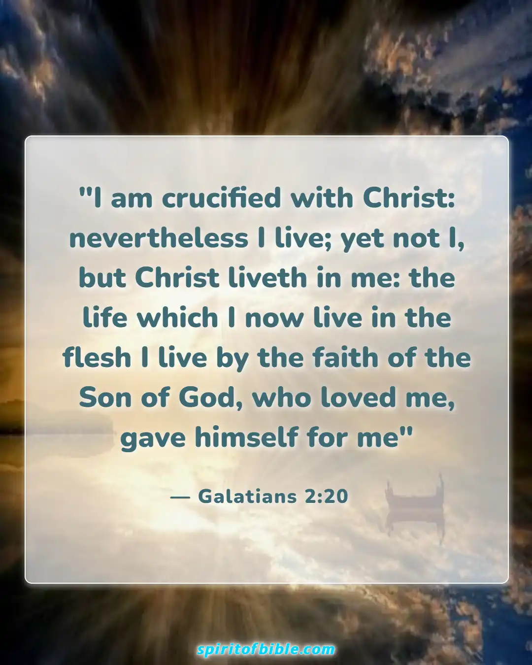 Bible Verses About Life Changing (Galatians 2:20)