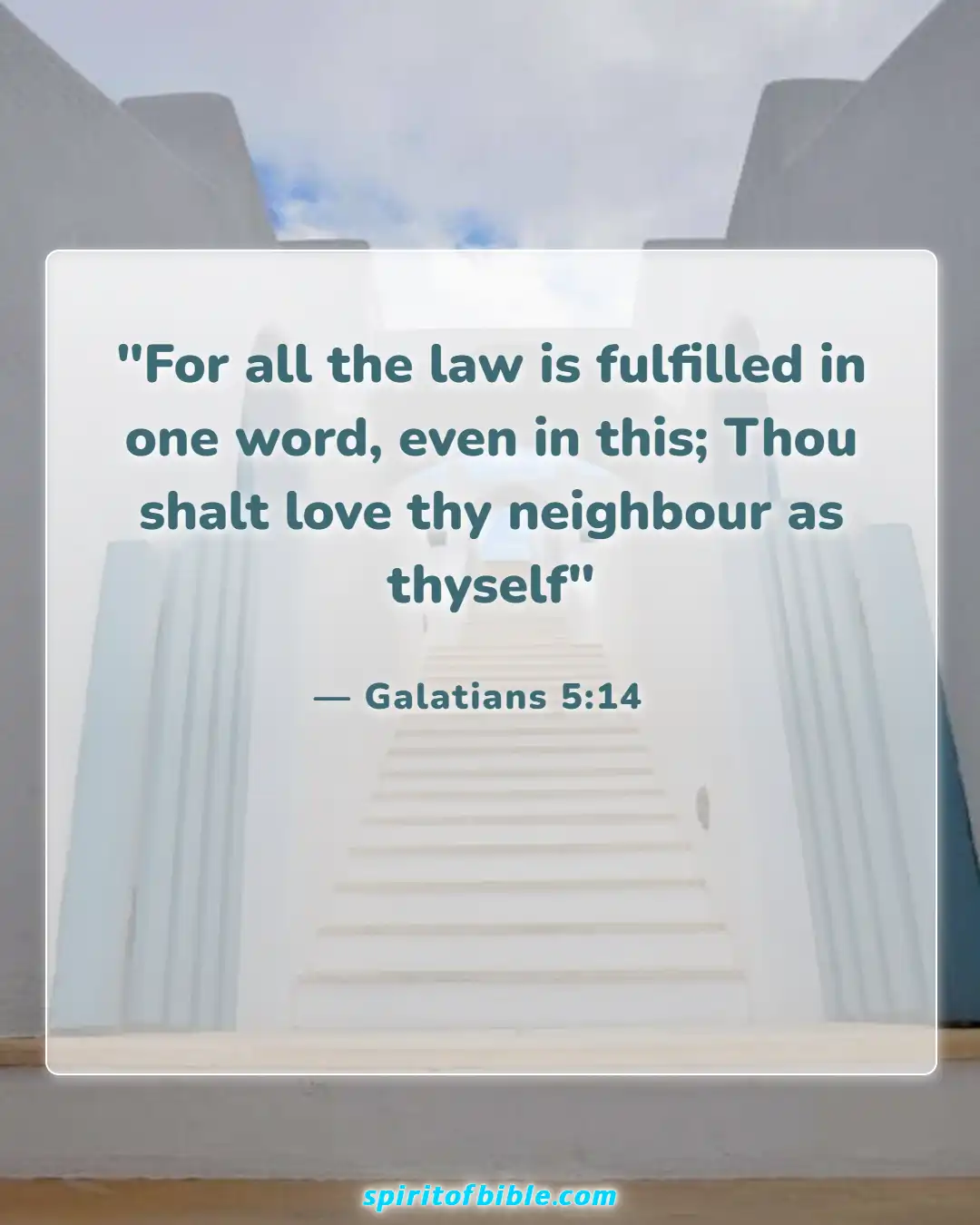 Bible Verses About Loving Your Neighbor (Galatians 5:14)