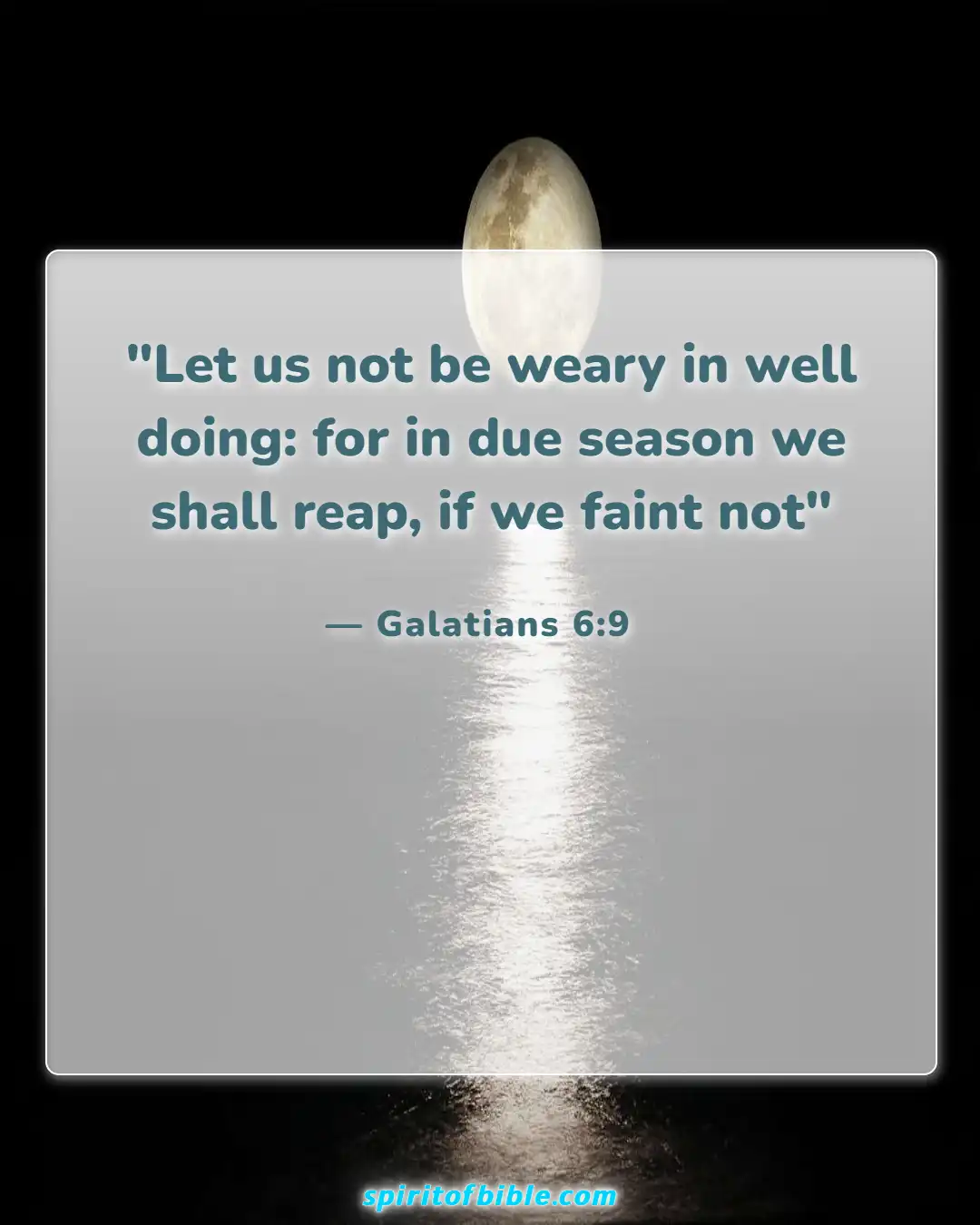 Bible Verses About Patience In Hard Times (Galatians 6:9)