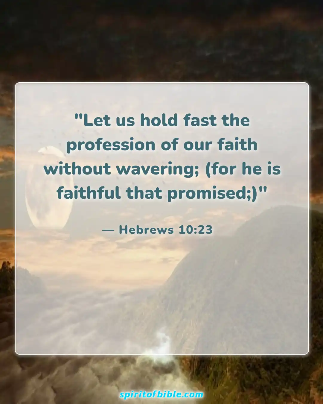 Bible Verses About Deception In The Last Days (Hebrews 10:23)