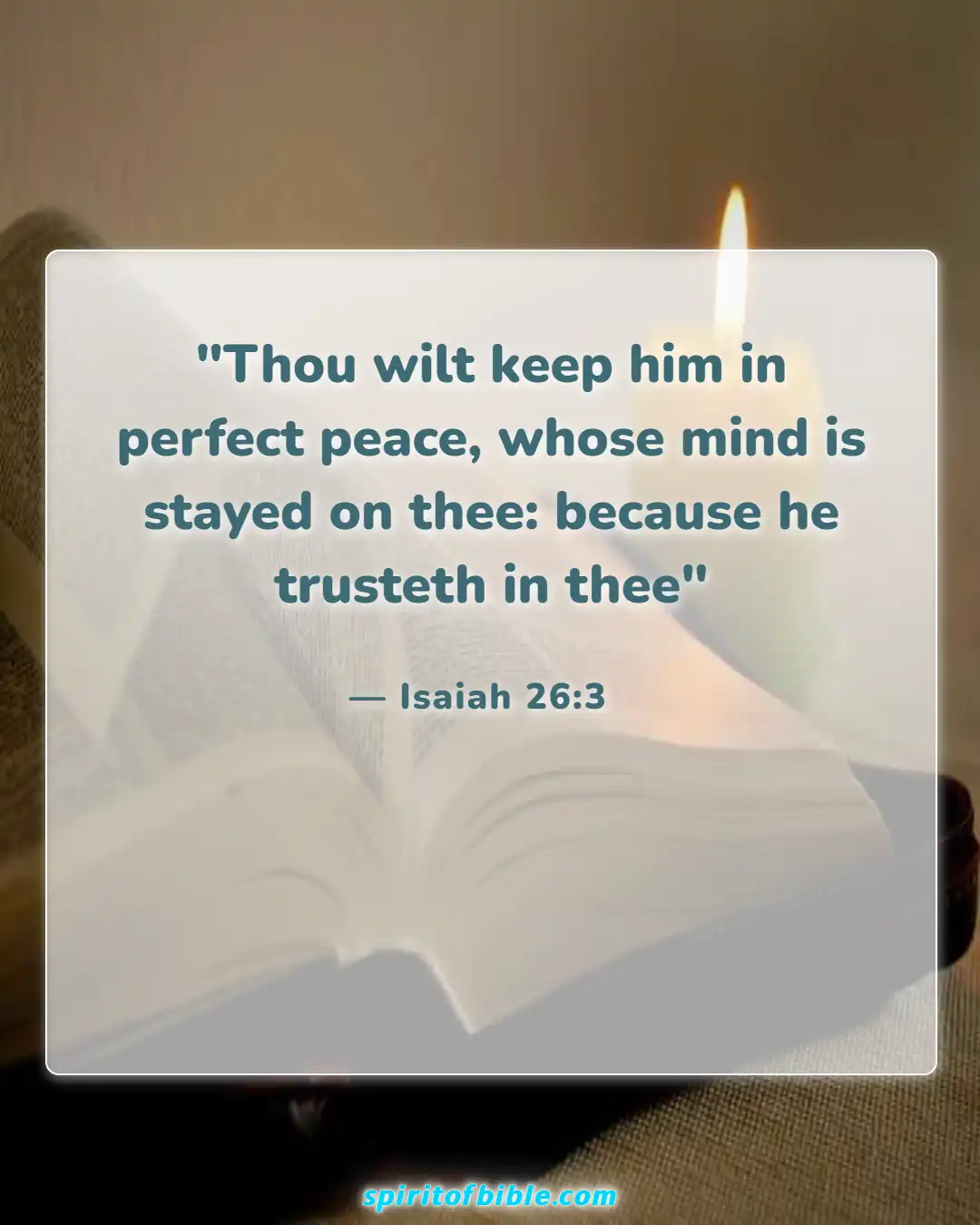 Bible Verses About Positive Thinking (Isaiah 26:3)