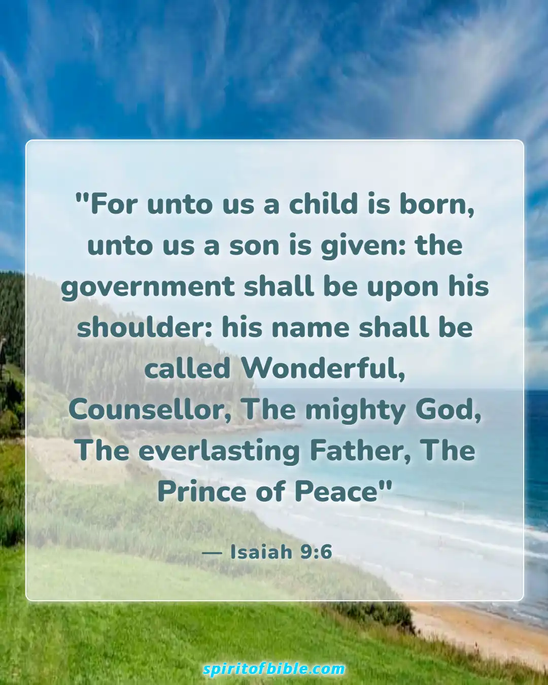 Bible Verses About Jesus Is Almighty God (Isaiah 9:6)