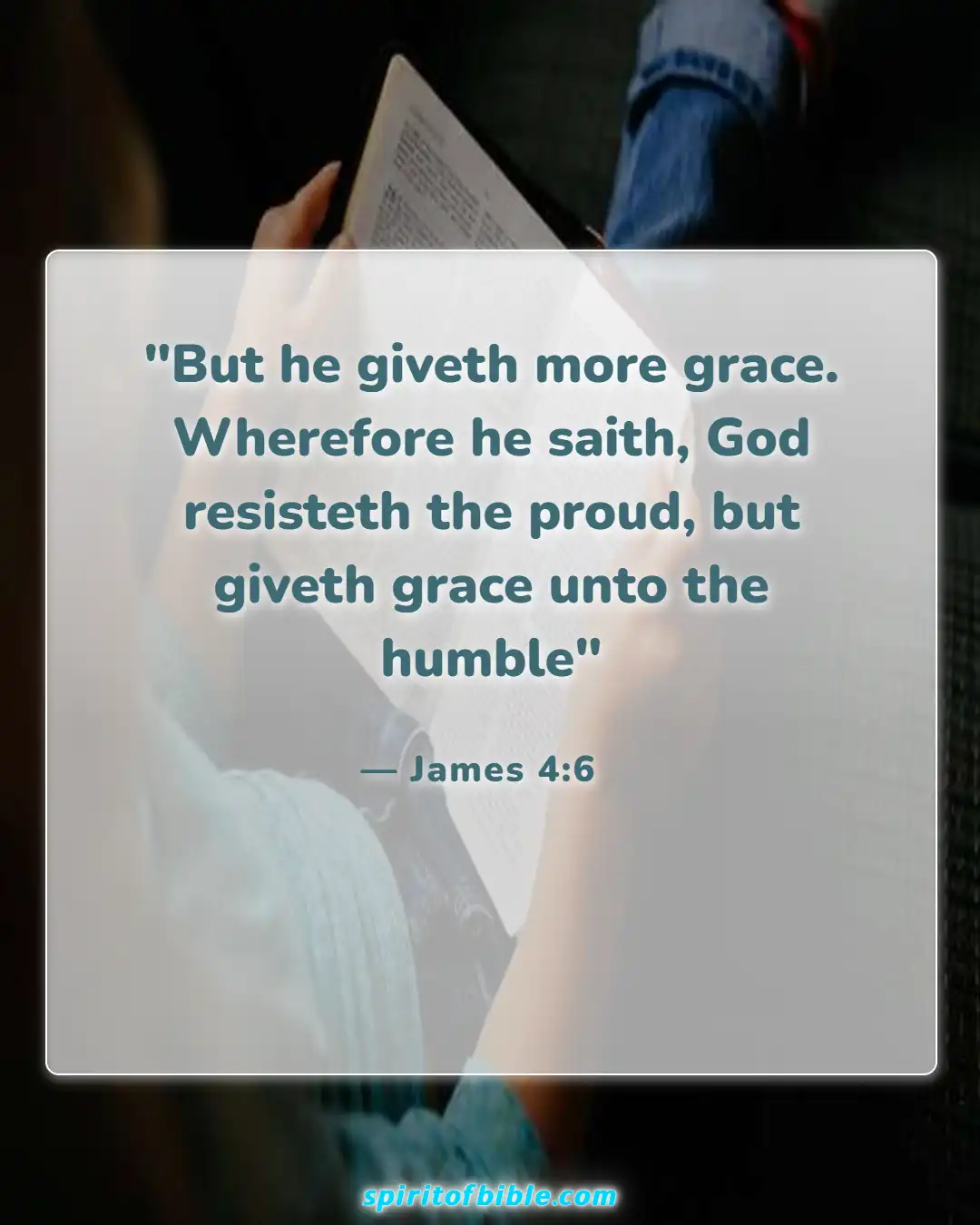 Bible Verses About Accepting Help From Others (James 4:6)