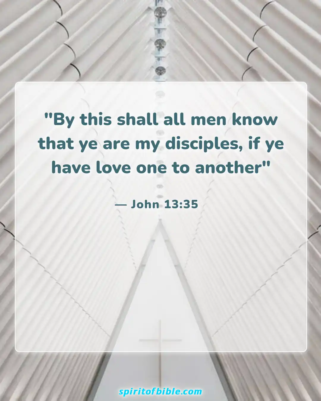 Bible Verses About Real Christian (John 13:35)