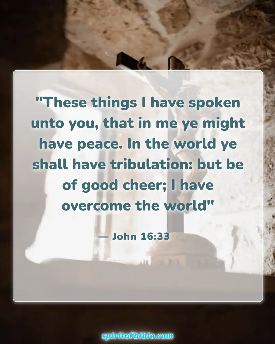 Bible Verses About Hope For The Future (John 16:33)