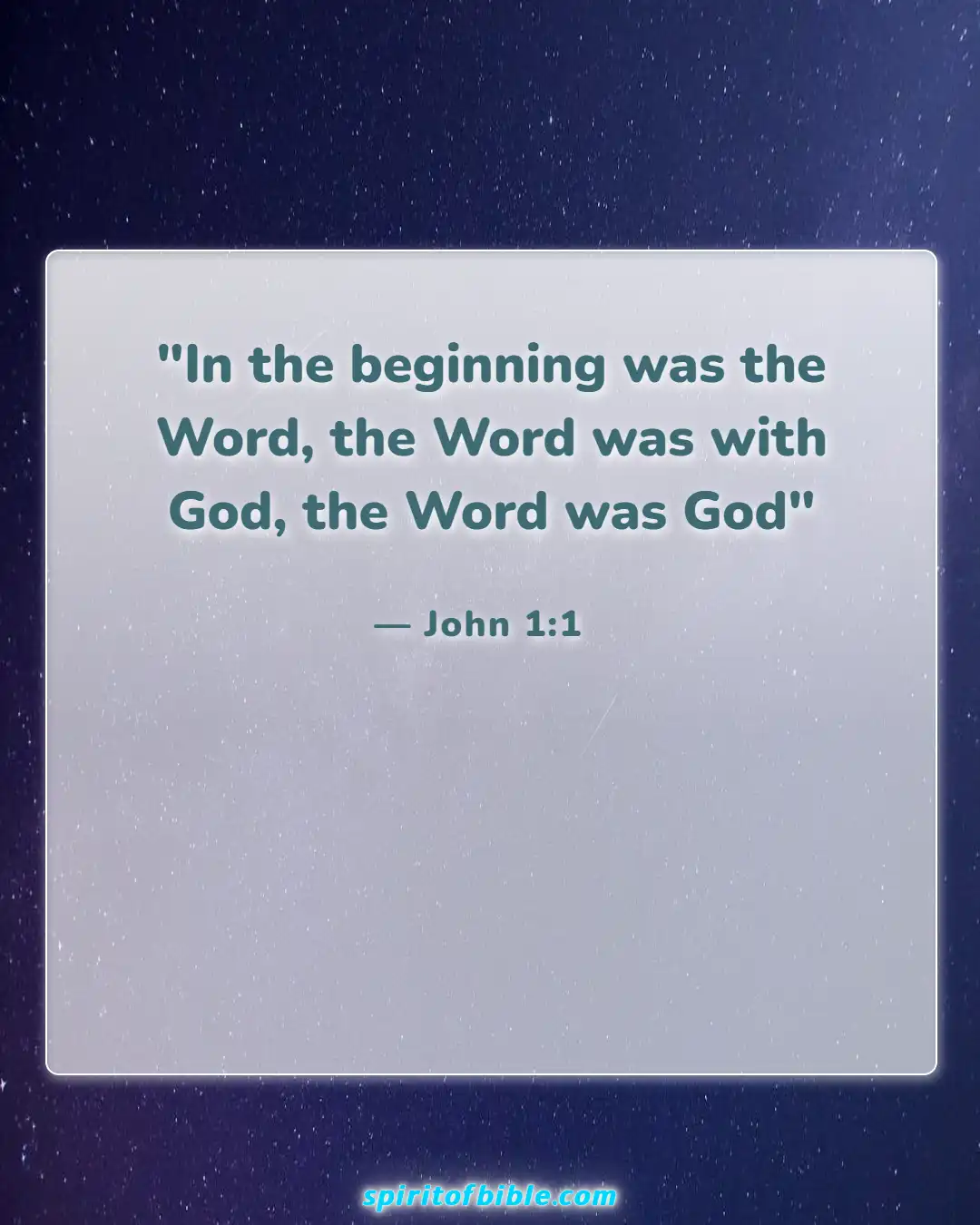 Bible Verses About Jesus Is Almighty God (John 1:1)