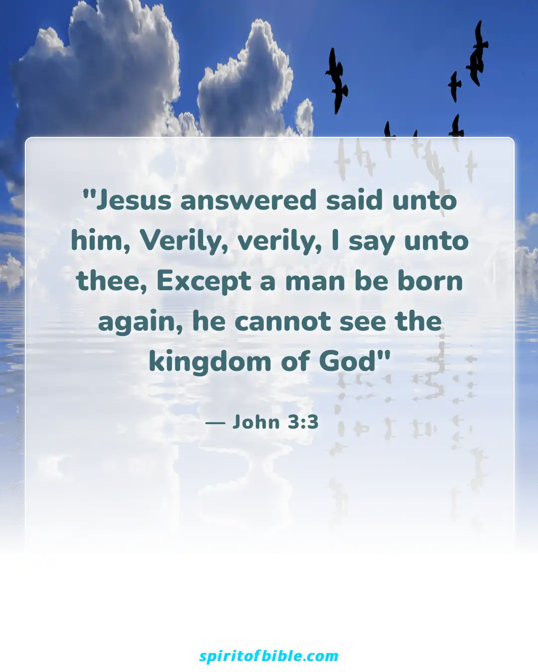 Bible Verses About Life Changing (John 3:3)