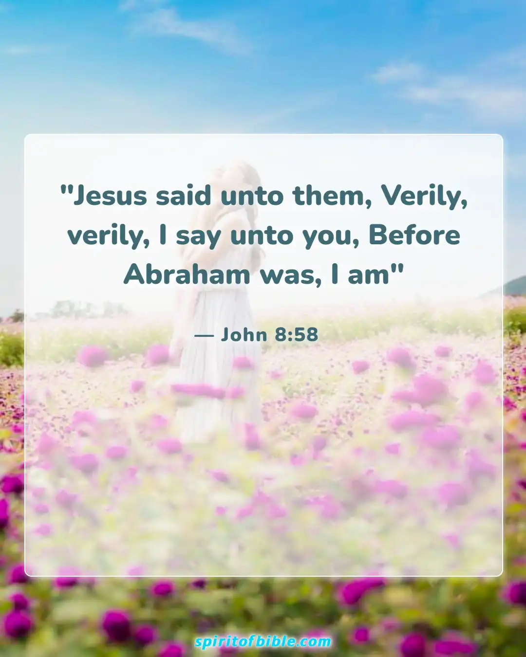 Bible Verses About Jesus Is Almighty God (John 8:58)