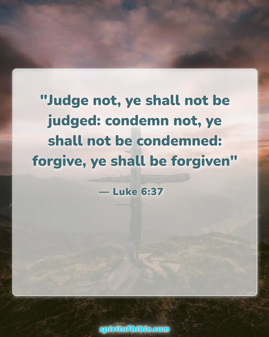 Bible Verses For Couples In Hard Times (Luke 6:37)