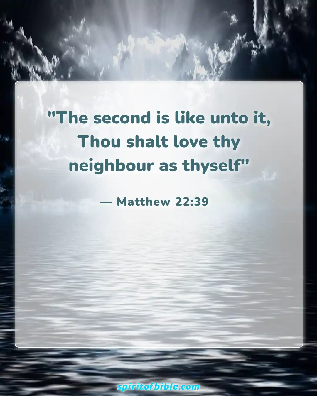 Bible Verses About Loving Your Neighbor (Matthew 22:39)