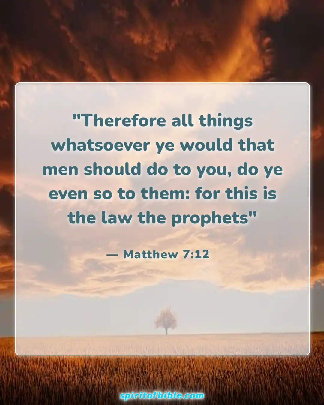 Bible Verses About Loving Your Neighbor (Matthew 7:12)