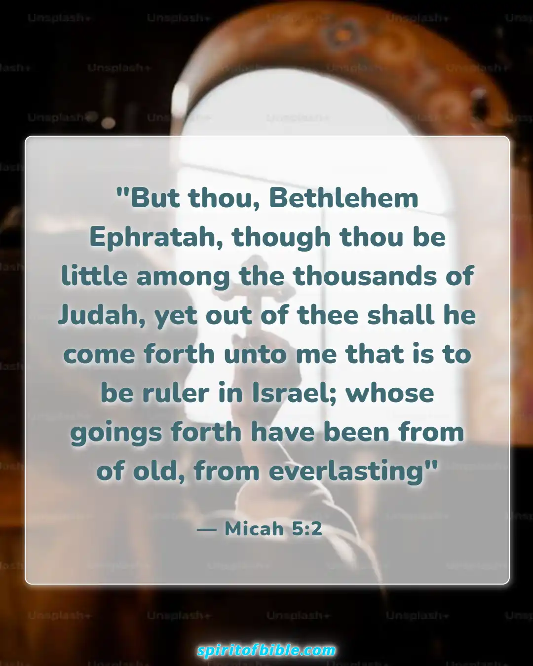 Bible Verses About Jesus Is Almighty God (Micah 5:2)