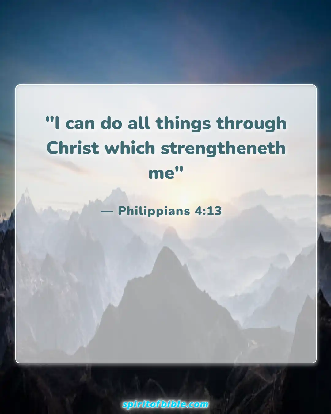 Bible Verses About Life Changing (Philippians 4:13)