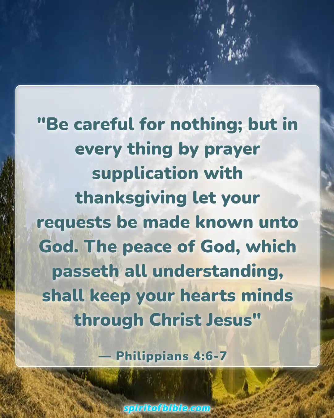 Bible Verses About Patience In Hard Times (Philippians 4:6-7)