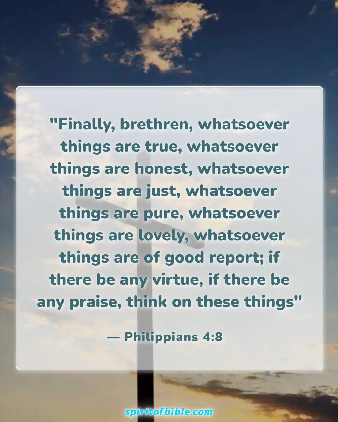 Bible verses About Temple Of The Holy Spirit (Philippians 4:8)