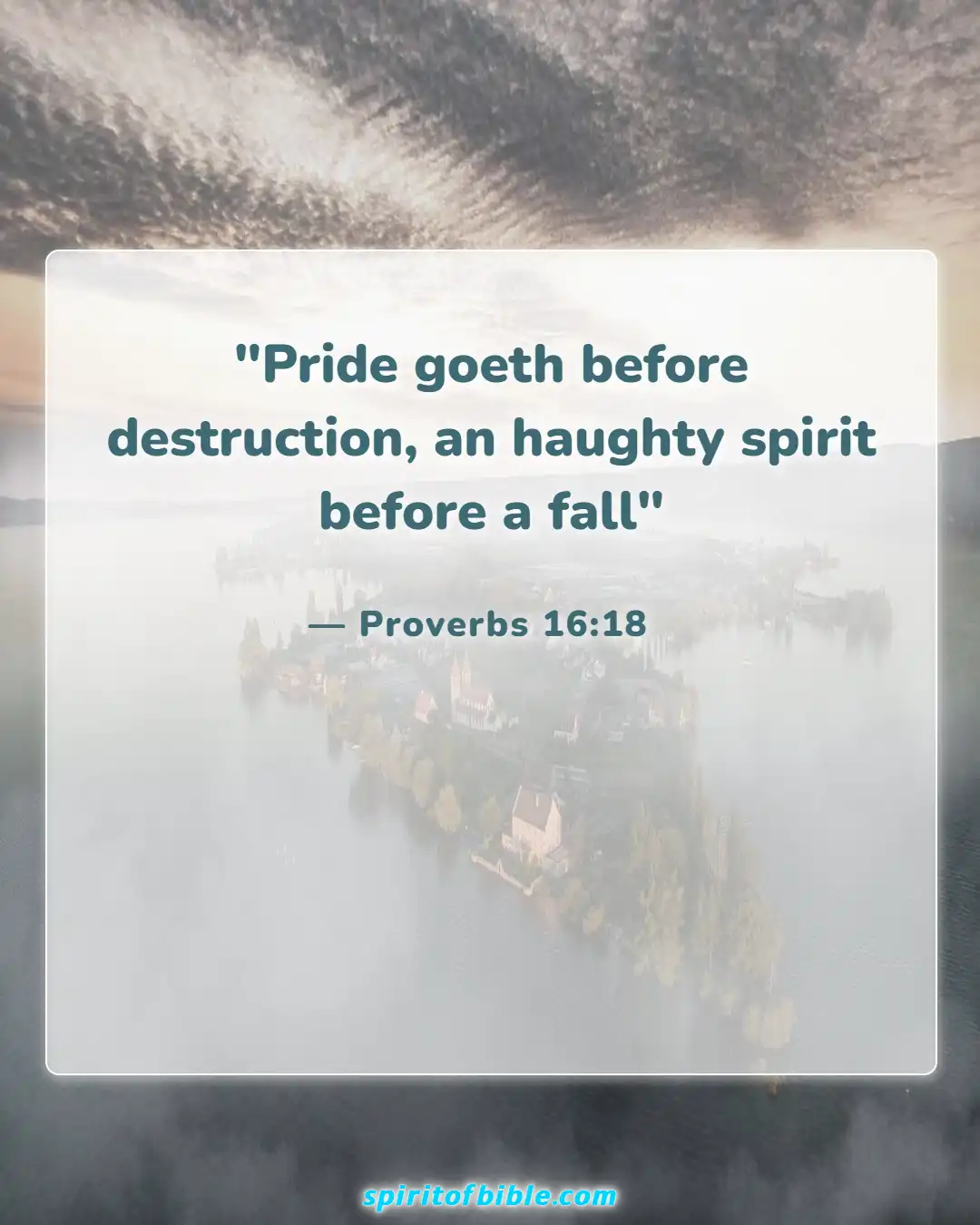 Bible Verses About Accepting Help From Others (Proverbs 16:18)