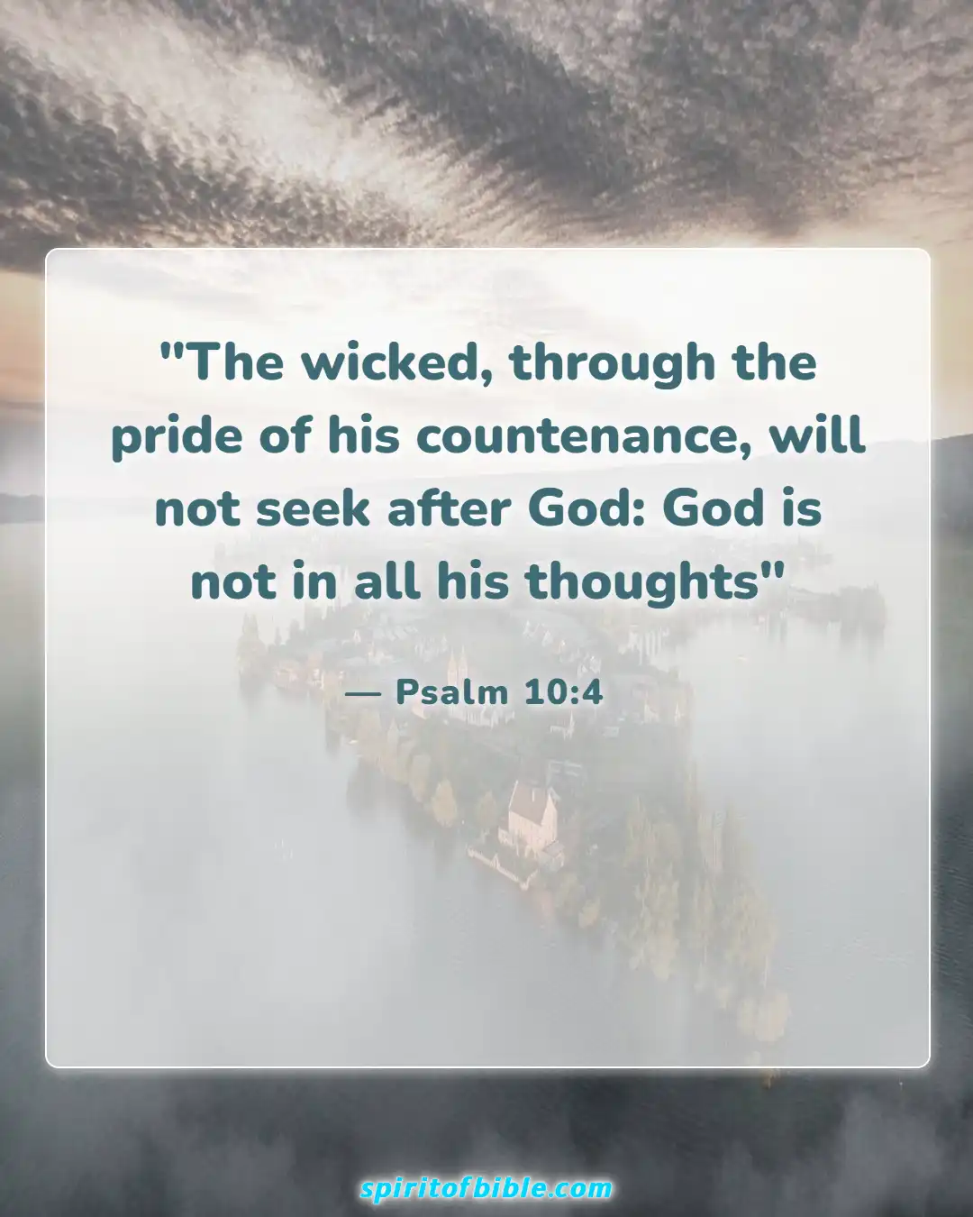 Bible Verses About Accepting Help From Others (Psalm 10:4)