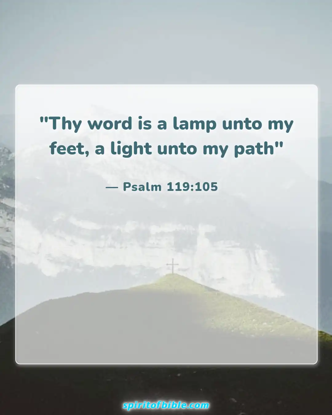 Bible Verses About Life Changing (Psalm 119:105)