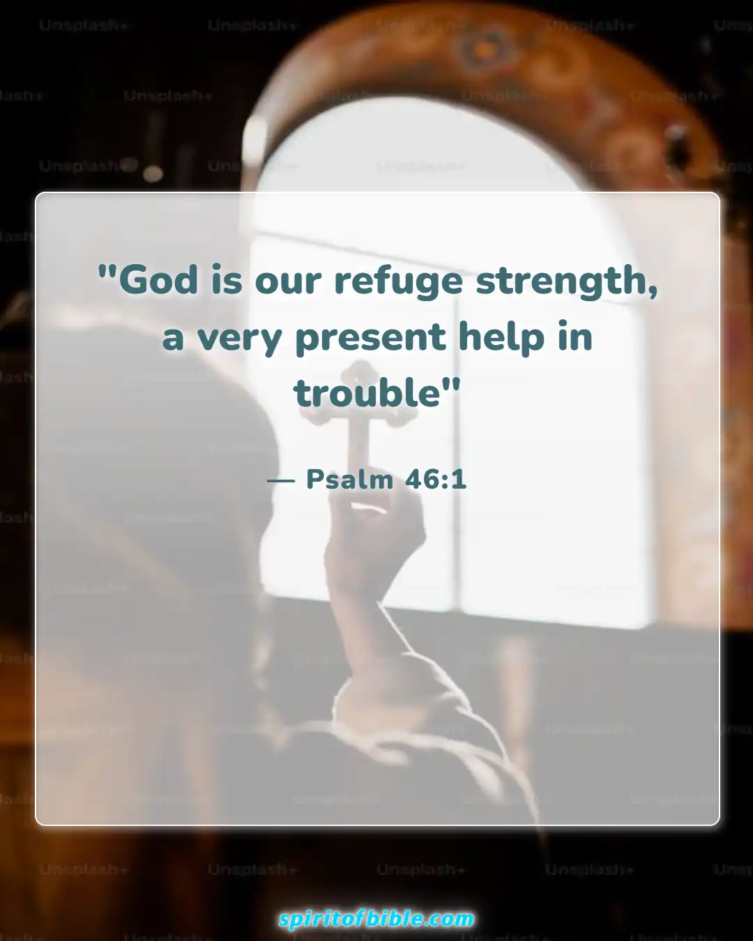 Bible Verses For Couples In Hard Times (Psalm 46:1)