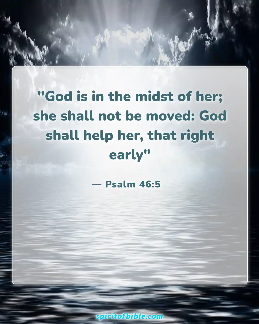 Bible Verses About Good Morning (Psalm 46:5)