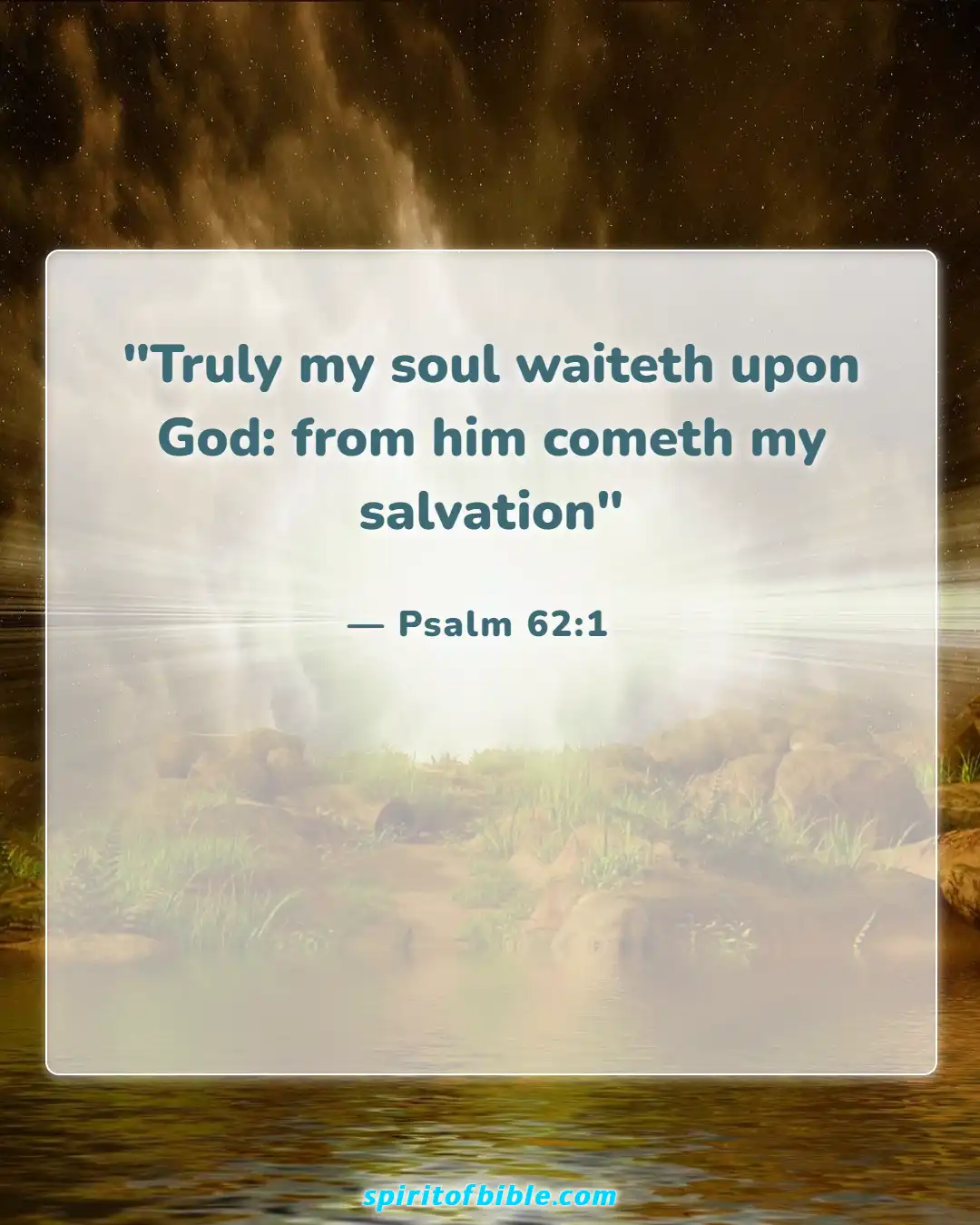 Bible Verses About Spending Time With God (Psalm 62:1)