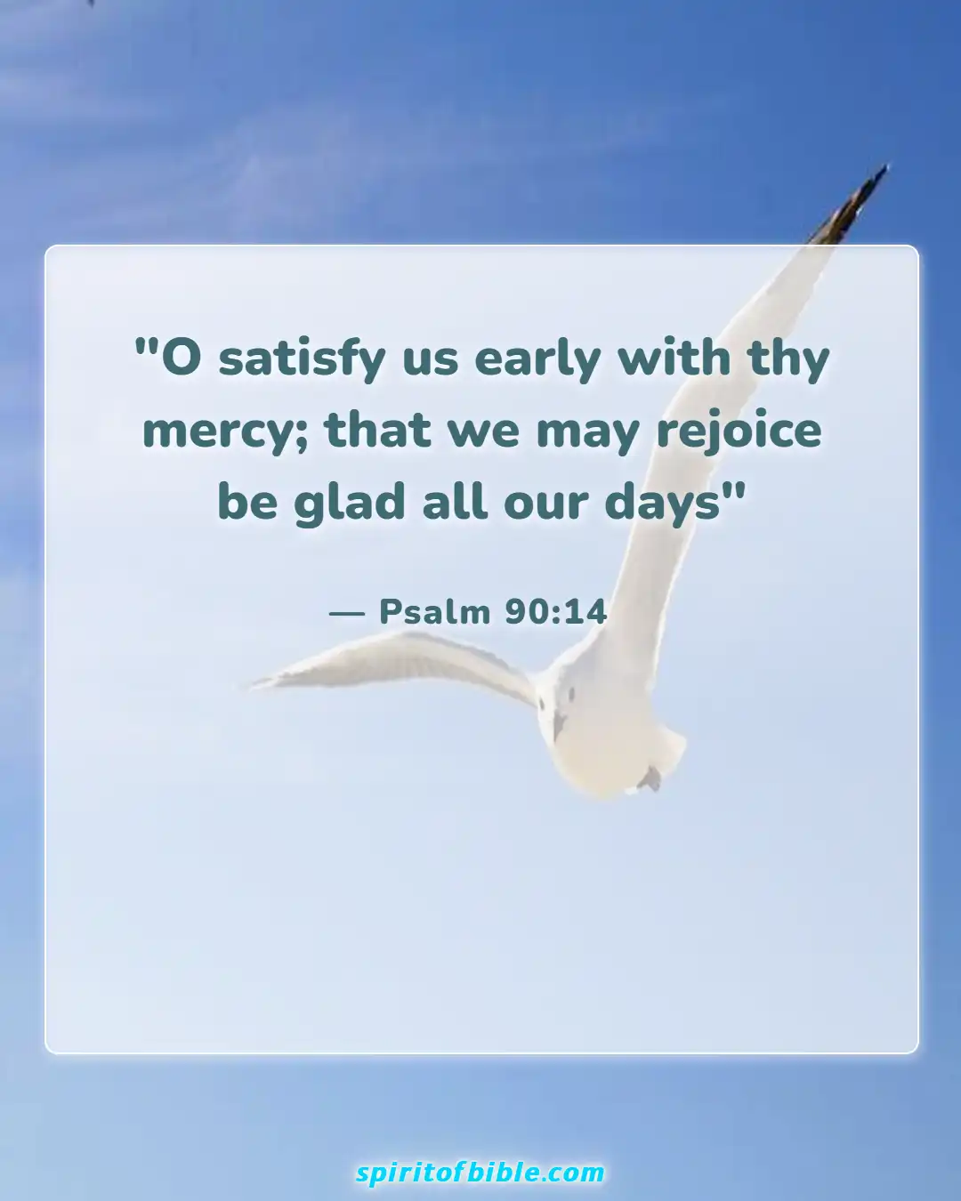 Bible Verses About Good Morning (Psalm 90:14)