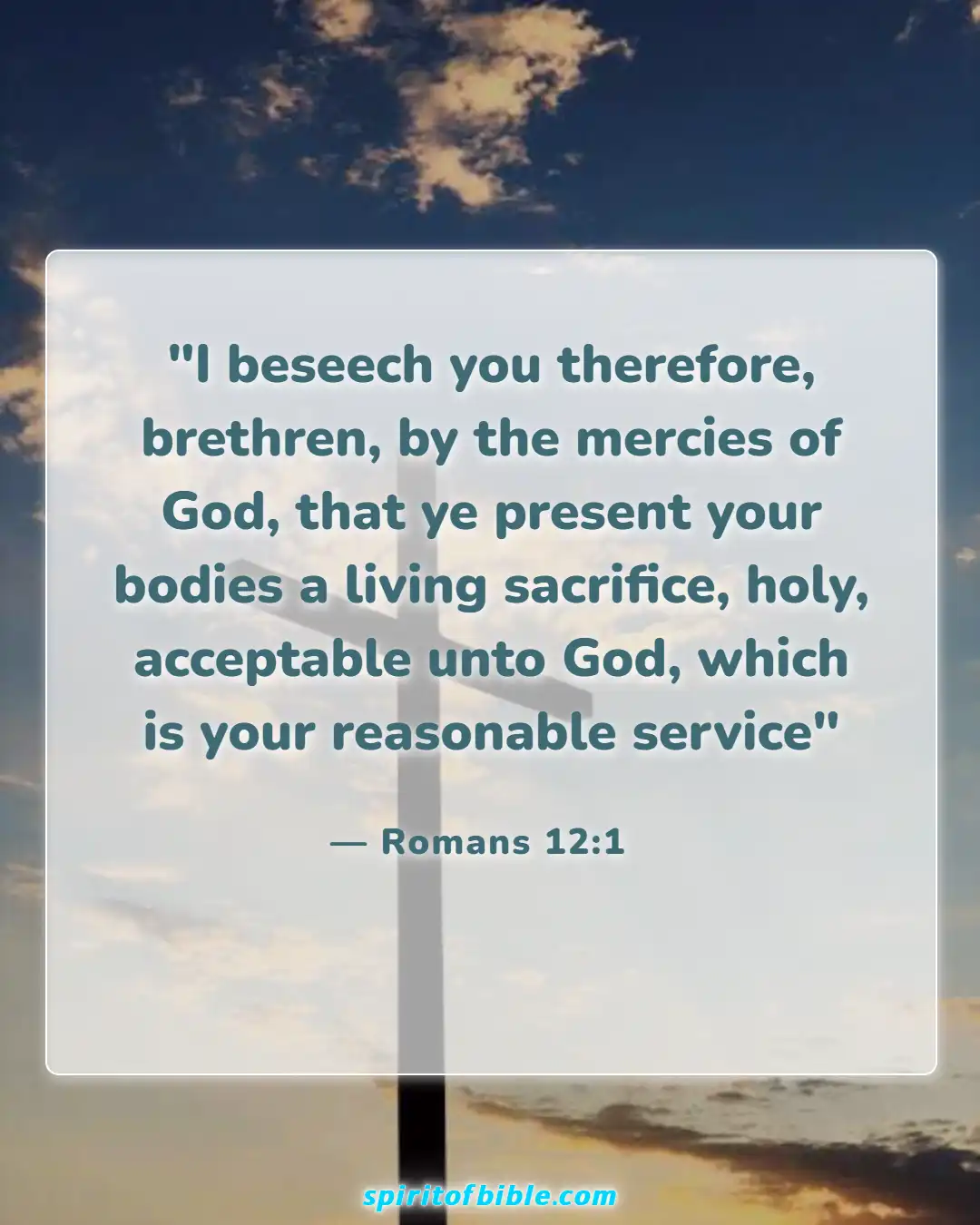 Bible verses About Temple Of The Holy Spirit (Romans 12:1)