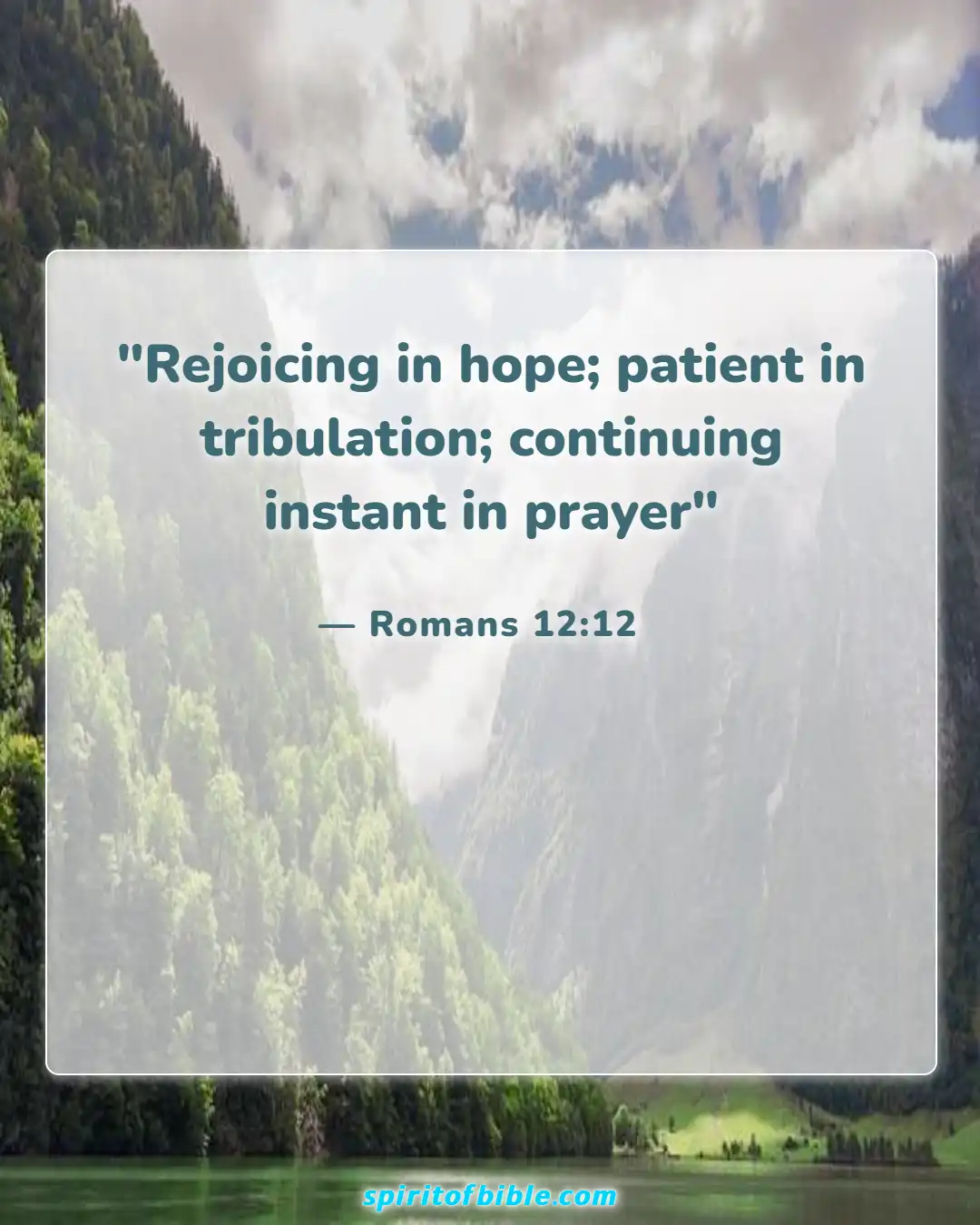 Bible Verses About Hope For The Future (Romans 12:12)