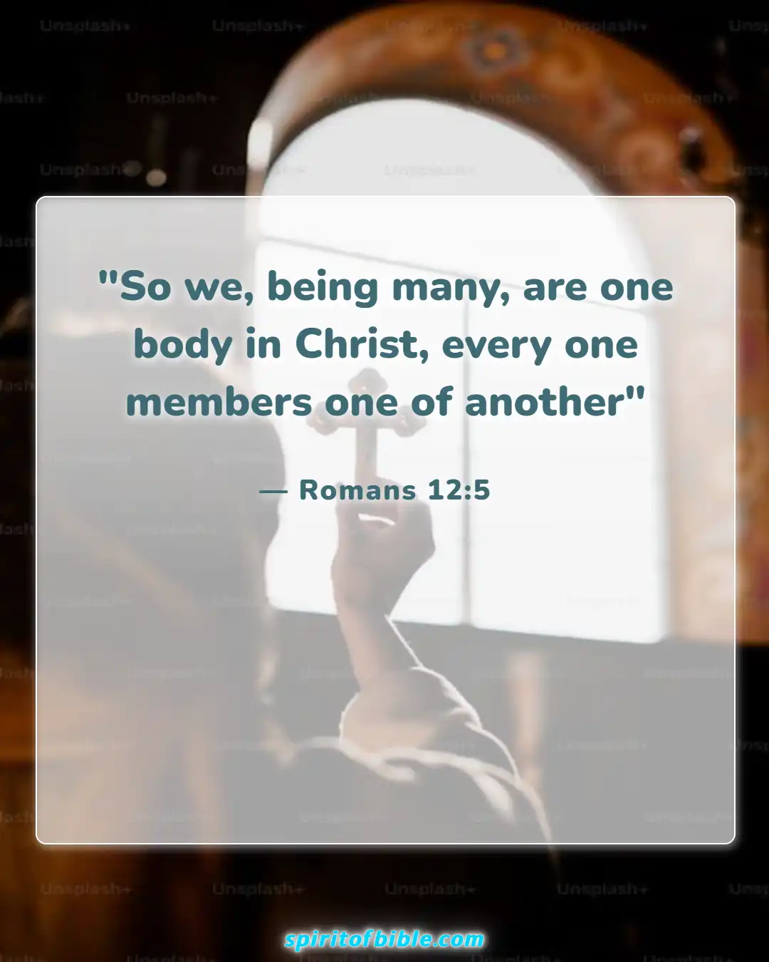 Bible Verses About Accepting Help From Others (Romans 12:5)