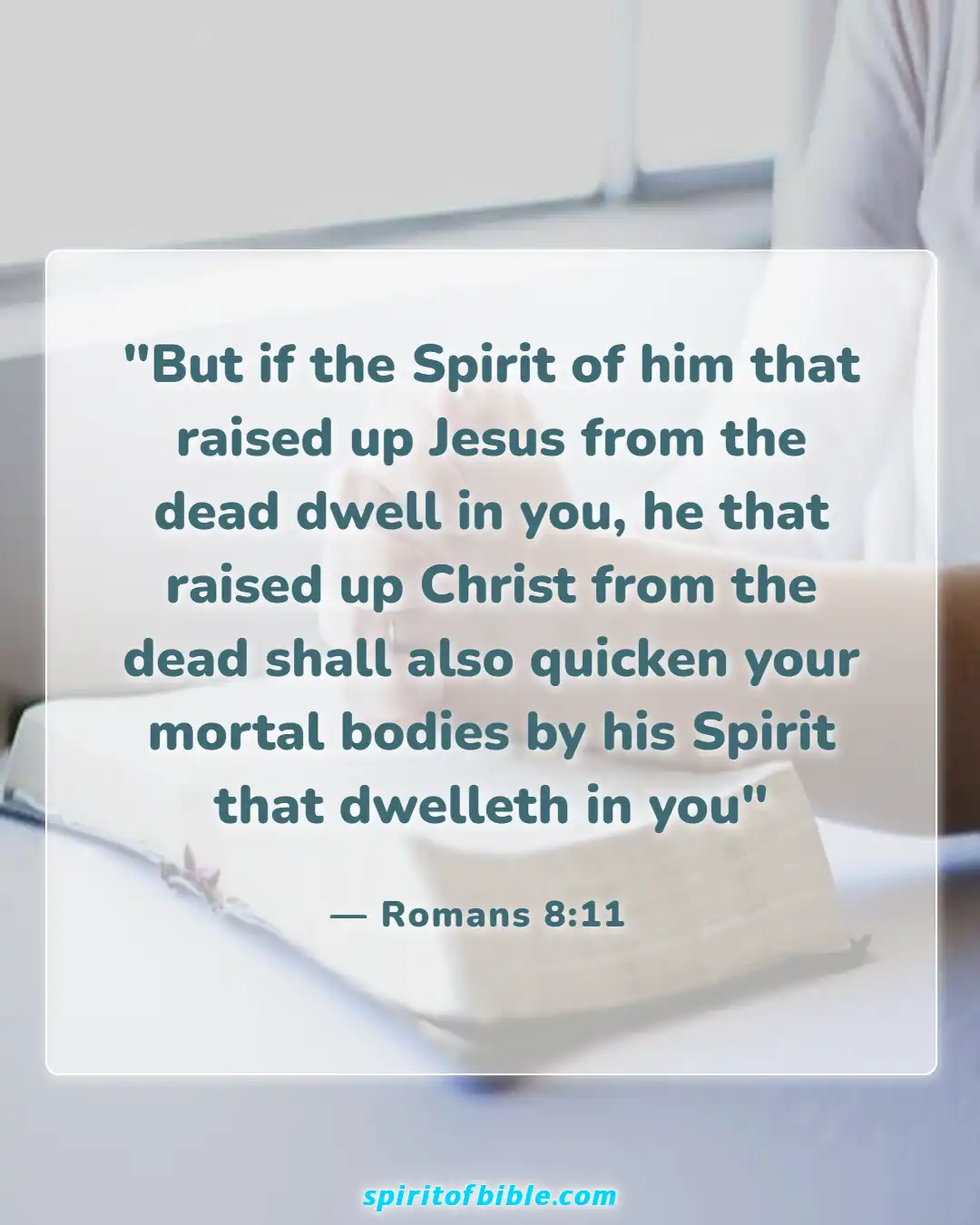 Bible verses About Temple Of The Holy Spirit (Romans 8:11)